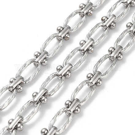 304 chaîne à maillons ovales et à nœuds en acier inoxydable CHS-B005-03P-1