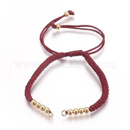 Fabrication de bracelets de perles tressées en nylon BJEW-F360-F15-1