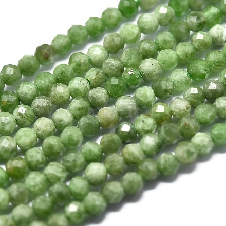 Fili di perline naturali diopside verde G-P438-C02-2mm-1