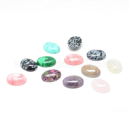 Natural & Synthetic Gemstone Cabochons G-T020-13x18mm-M-1