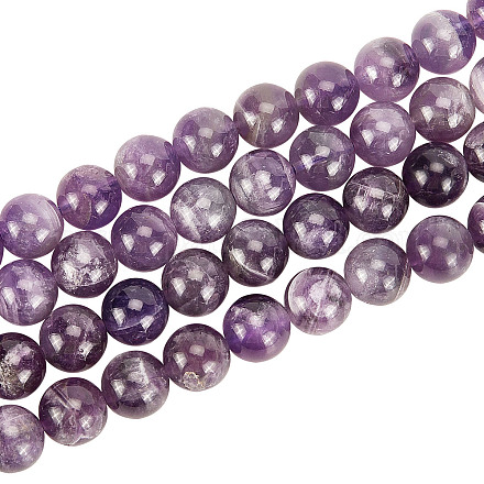 Olycraft Natural Amethyst Beads Strands G-OC0001-63-10mm-1