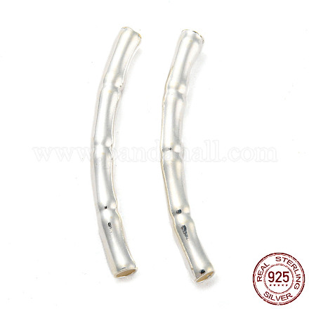 925 Sterling Silver Tube Beads STER-Z004-04F-1