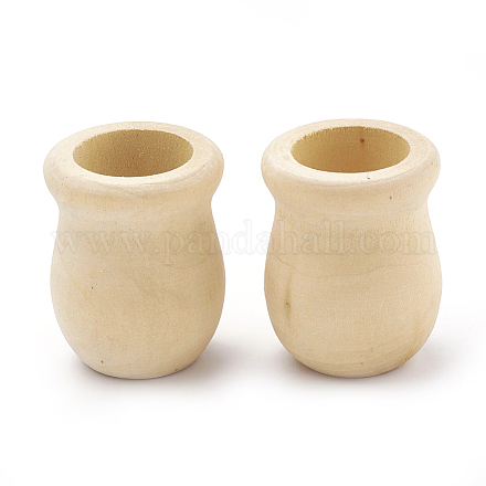 Unfertige leere Vase aus Holz WOOD-S040-81-1