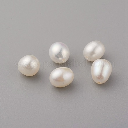 Natur kultivierten Süßwasser Perlen PEAR-G007-47-1