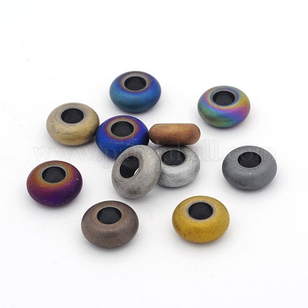 Electroplate Non-magnetic Synthetic Hematite Beads G-J263-M-1