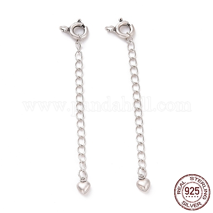 925 Sterling Silver Chain Extenders STER-D036-27AS-1
