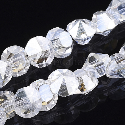 Chapelets de perles en verre électrolytique  EGLA-S174-01C-12-1