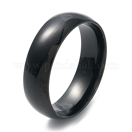 Placcatura ionica (ip) 304 anello a fascia piatta in acciaio inossidabile STAS-I160-A-17mm-B-1