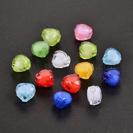 Valentines Day Ideas for Her Transparent Acrylic Beads TACR-S114-8mm-M-1