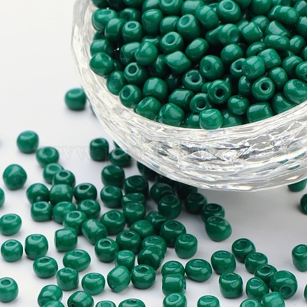 Baking Paint Glass Seed Beads SEED-S001-K26-1