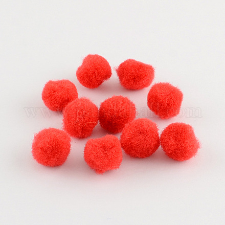 Round Wool Pom Pom Ball Beads X-AJEW-S006-2mm-12-1