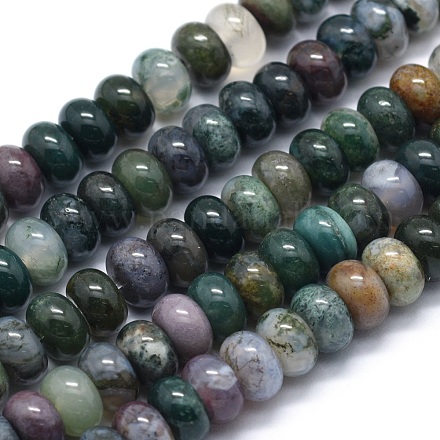 Natural Indian Agate Beads Strands G-E507-06A-1