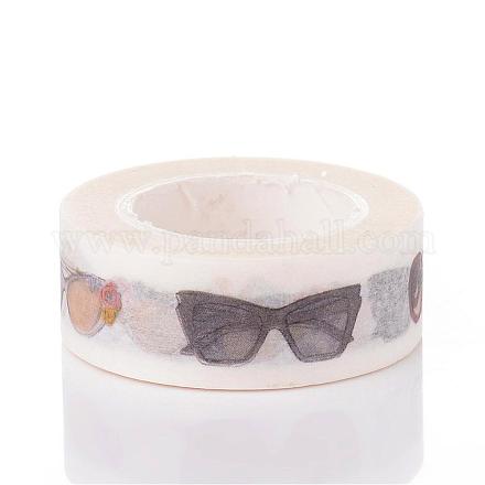 Sunglasses DIY Scrapbook Decorative Adhesive Tapes DIY-K001-C-07-1
