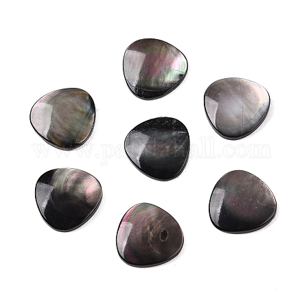 Cabochons de lèvre en coquille noire naturelle&nbsp;SSHEL-T017-09-1