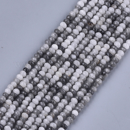 Fili di perle di occhio di falco naturale G-S354-55-1