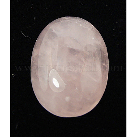 Природного розового кварца кабошонов G-ROSE20x15x5-1