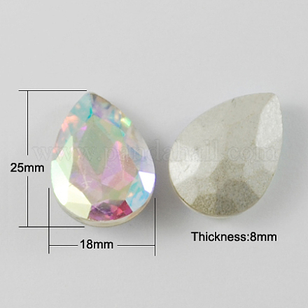 Diamante de imitación de cristal en punta RGLA-Q003-8-1