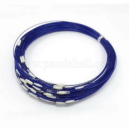 Steel Wire Necklace Cord X-TWIR-SW001-16-1