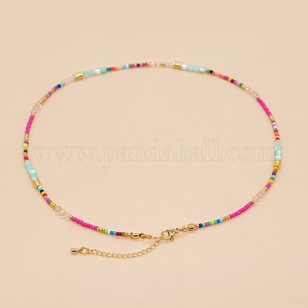Collane di perline di semi di vetro per le donne LO6603-1