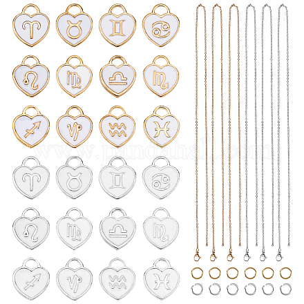 Kits de amuletos de constelaciones pandahall 12 DIY-PH0001-02-1