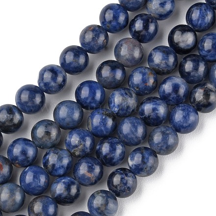 Natural Sodalite Beads Strands G-G0003-C01-C-1