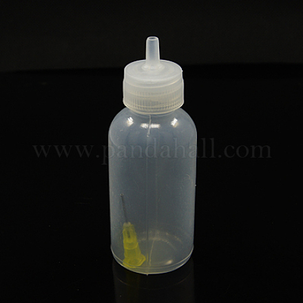 プラスチック接着剤ボトル  透明  82x29mm  ボトルネックの直径：約12mm  容量：30ml（1.01液量オンス） TOOL-D028-03-1