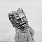 Adjustable Retro Alloy Cuff Rings for Men, Human, Adjustable