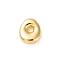 Brass Pendants, Real 18K Gold Plated, Letter O, 22x18.5x6.5mm, Hole: 2.5x3.5mm