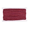 Polyester Ribbon, Dark Red, 13~14x2mm, about 14m/card