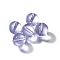 K9 Glass, Imitation Austrian Crystal Beads, Round, Lilac, 5.5x6mm, Hole: 1.2mm