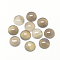 Natural Gray Agate Cabochons, Half Round/Dome, 10x4~5mm
