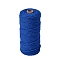 Cotton Macrame Cord, Round Macrame Rope for Wall Hangers, Boho Decorations, DIY Macrame Craft, Royal Blue, 3mm, about 54.68 Yards(50m)/Roll