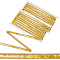 20M Polyester Ribbons, with Plastic Sequins, Gold, 1/2 inch(12mm), about 21.87 Yards(20m)/Set