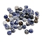 Natural Blue Spot Jasper Cabochons, Half Round, 4x2~2.5mm