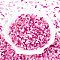 Mixed Electroplate and Non-electroplating Glass Seed Beads, for Jewelry Making, Mixed Shapes, Hot Pink, 1.2~7.5x1.5~4.8mm, Hole: 0.7~1.4mm, about 11250pcs/Pound