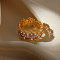 Brass Micro Pave Cubic Zirconia Adjustable Cuff Rings for Women, 11mm
