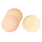 AHADEMAKER 4Pcs 2 Style Brass & Copper Sheets, Flat Round, Mixed Color, 100x0.5mm, 2pcs/style