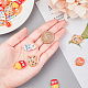 PandaHall 56pcs Friendship Necklace Best Friends Forever Food theme Cute Pendants for Kids Girls Jewelry Best Friends Birthday Necklaces Gifts KY-PH0007-24-4