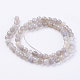 Chapelets de perles en agate à rayures naturelles/agates à bandes G-G581-6mm-09-2