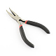 45 # conjuntos de herramientas de joyería de diy de acero al carbono: alicates de punta redonda PT-R007-03-3