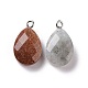 Natural & Synthetic Mixed Gemstone Pendants G-M395-05-2