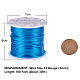 BENECREAT 12 Gauge(2mm) Aluminum Wire 100FT(30m) Anodized Jewelry Craft Making Beading Floral Colored Aluminum Craft Wire - DeepSkyBlue AW-BC0001-2mm-07-2