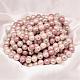 Faceted Round Shell Pearl Bead Strands BSHE-L012-16mm-NL002-2