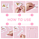 SUPERFINDINGS 4Pcs 2 Colors Resin Wing & Star Cake Topper DIY-FH0002-91-2