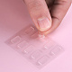 Cinta adhesiva de resina adhesiva de doble cara adhesiva transparente para puntas de uñas falsas MRMJ-S012-034-1