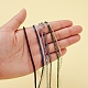 7 fili 7 fili di perle di vetro placcato stile EGLA-YW0001-24-7