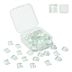 60 Stück transparente Glascabochons&nbsp;GLAA-YW0003-65-36-1