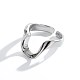 925 anillos de puño ajustable de plata de ley RJEW-BB51069-A-1