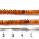 Fili di perline naturali di dolomite G-K350-A01-01E-5