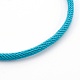 Braided Cotton Cord Bracelet Making MAK-L018-03A-10-P-2